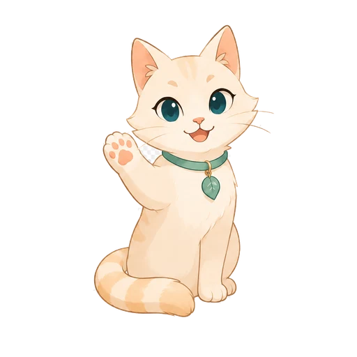 Meo vẫy tay chào mừng
